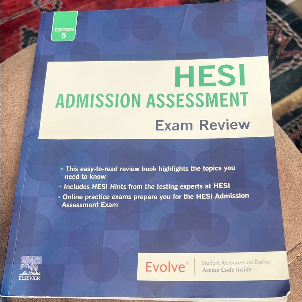 HESI Admission Assessment Exam Review - Blue/Green Cover